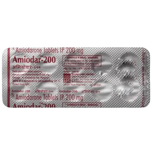 amiodar 200mg tablet 10's